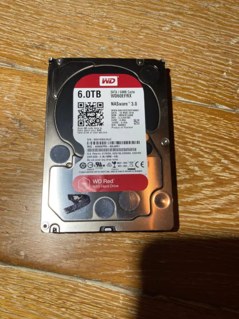 Western Digital Red Plus (5400RPM, 3,5", SATA III, 64Mo Cache) 6To Disque Dur...