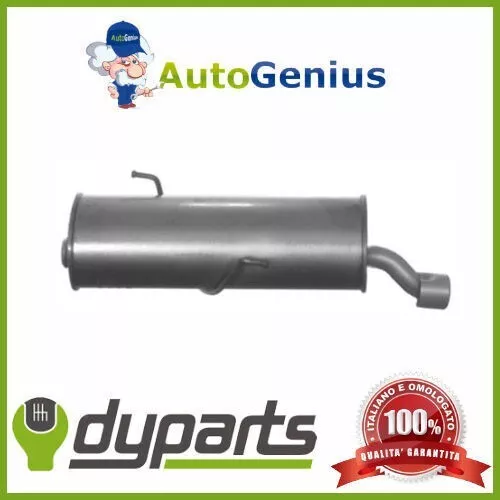 Marmitta Silenziatore Posteriore Peugeot 206 Cc (2D) 1.6 16V 2000> 45655