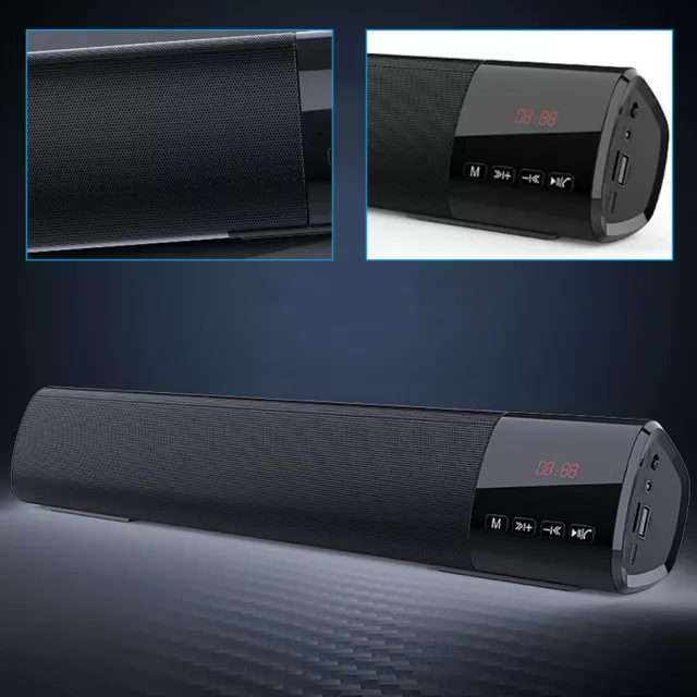 Portable Wireless Bluetooth Speaker Outdoor Loud Stereo Bass USB/TF/FM Radio