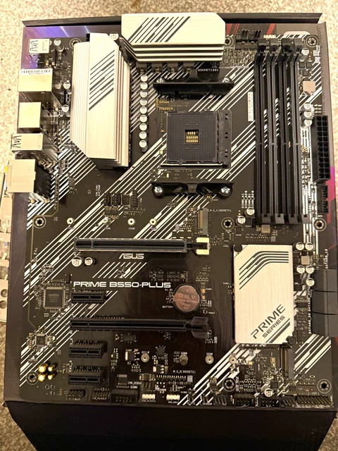 ASUS PRIME B550-PLUS ATX AM4 DDR4 4-DIMM Gaming Motherboard w/ I/O ...