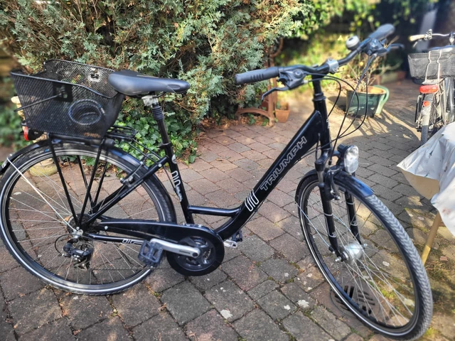 DAMENFAHRRAD 28 ZOLL gebraucht triumph ps 131 schwarz EUR 400,00 - PicClick  DE