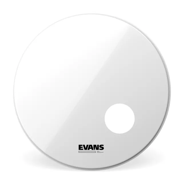 Cabezal de bajo blanco suave resonante Evans EQ3, 18 pulgadas