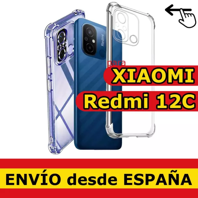 Funda Carcasa Transparente Gel TPU Para XIAOMI REDMI 12C Antigolpes Reforzada