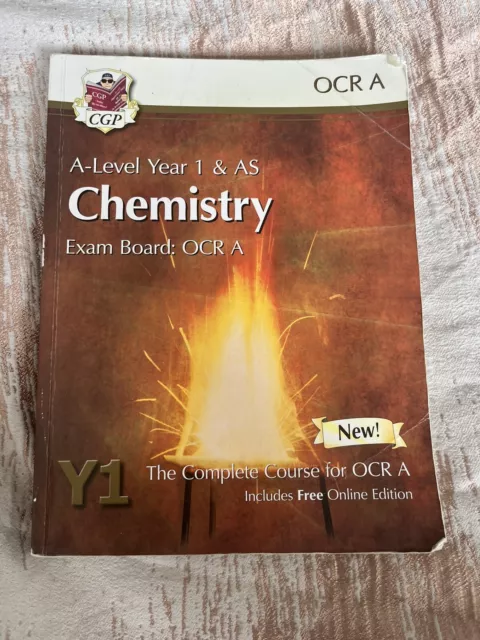 CGP OCR A-Level Chemistry Textbook for Year 1 and AS