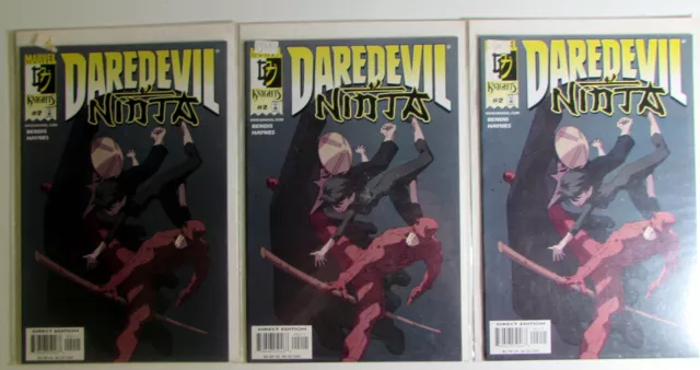 Daredevil Ninja Lot of 3 #2 Marvel (2001) NM 1st Print Comic Books