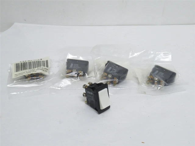 232396 New-No Box; Kedu HY60B Lot-5 Rocker Switche DPDT On/Momentary On