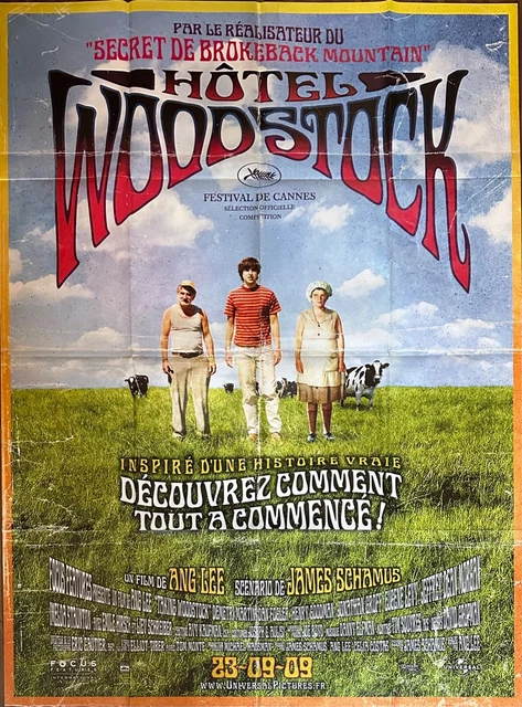 Affiche Cinéma HOTEL WOODSTOCK 120x160cm Poster / Ang Lee / Emile Hirsch