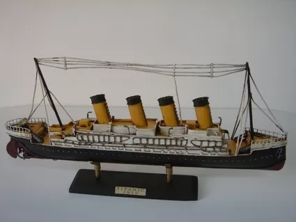 Nitsche - Nostalgie Blechmodell Titanic 48cm Boot 37900-949