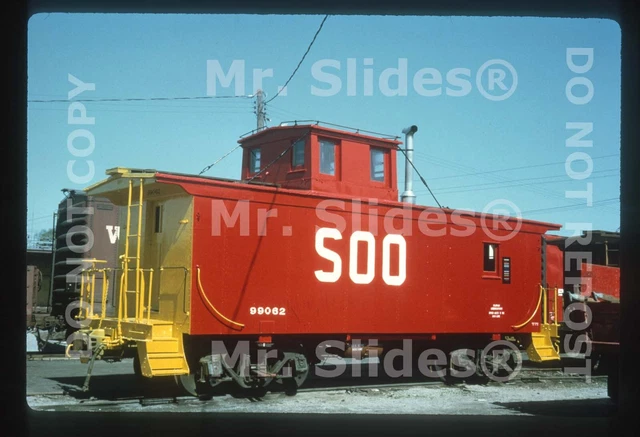 Duplicate Slide SOO Line  Clean Paint Wood Caboose 99062 Neenah WI