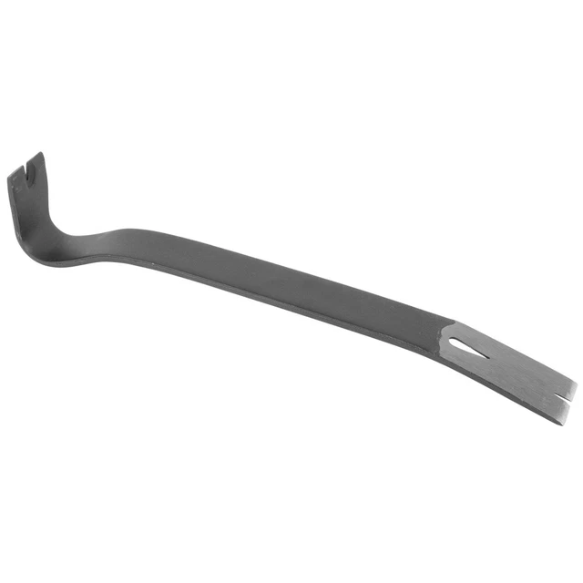 Flat Pry Bar – Carbon Steel Nail Puller & Wrecking Bar – Compact, Lightweight, For Prying, Scraping & Lifting