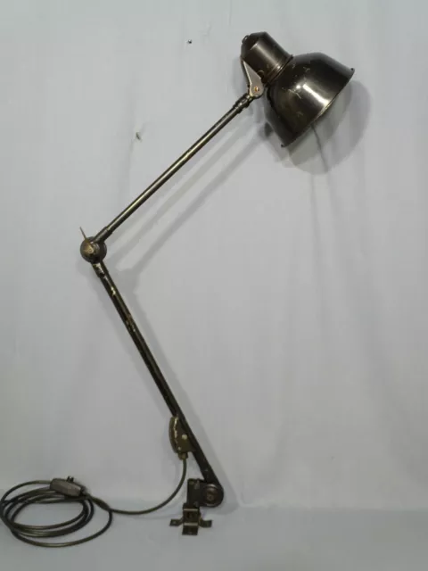 SIS Art Deco Joint Arm Wall Lamp Table Mount Possible Bauhaus Era
