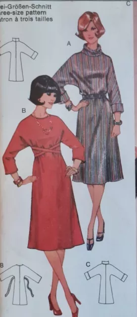 60er/70er Retro Schnittmuster Vintage burda 21946 Kleid  NEU !!!