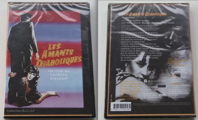 DVD NEUF Cinéma LES AMANTS DIABOLIQUES Luchino Visconti NEUF CELLO Ciné Club
