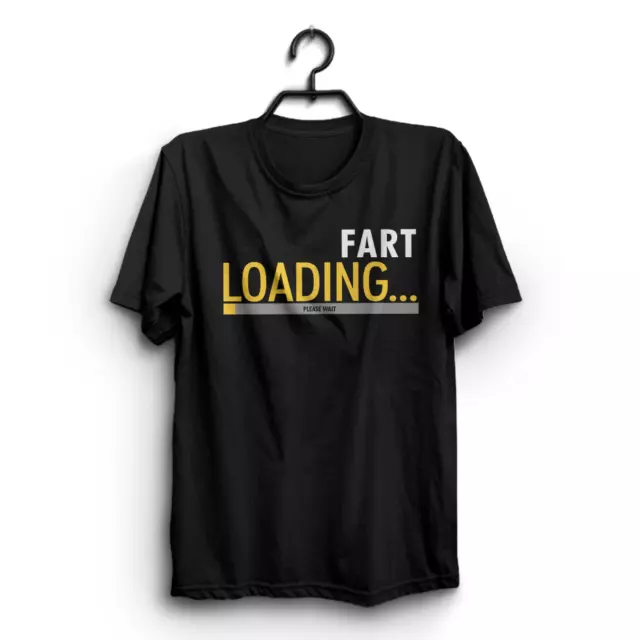 T-shirt divertenti da uomo FART LOADING novità t-shirt abbigliamento maglietta scherzo regalo di compleanno