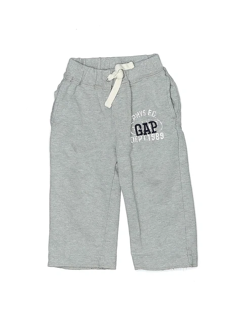 Baby Gap Outlet Boys Gray Casual Pants 12-18 Months