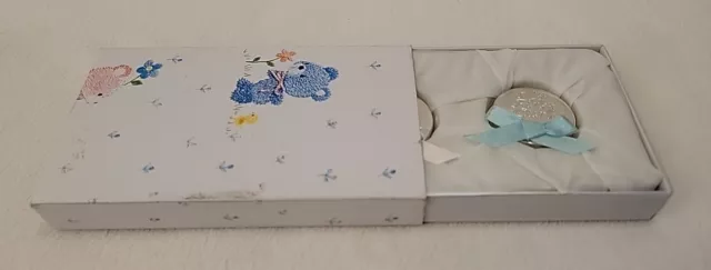 My First Tooth & My First Curl Silver Boxes Keepsake New 3