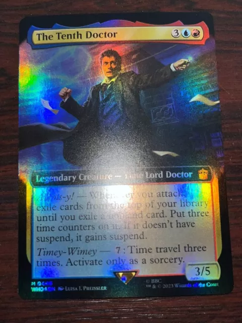 1x RANDLOSE FOLIE DER ZEHNTE DOCTOR - Doctor Who - MTG - Magic the Gathering