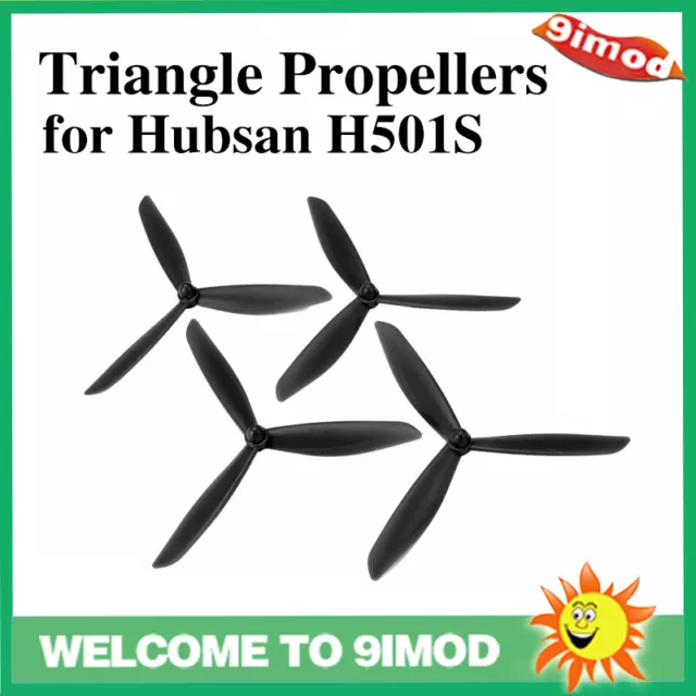 Triangle High Speed Paddle CW/CCW Propellers 4PCS for Hubsan H501S X4 Quadcopter