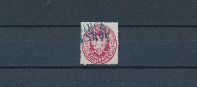 Lübeck 2 Schilling Wappen 1863 Michel 10 A signiert (S24830)