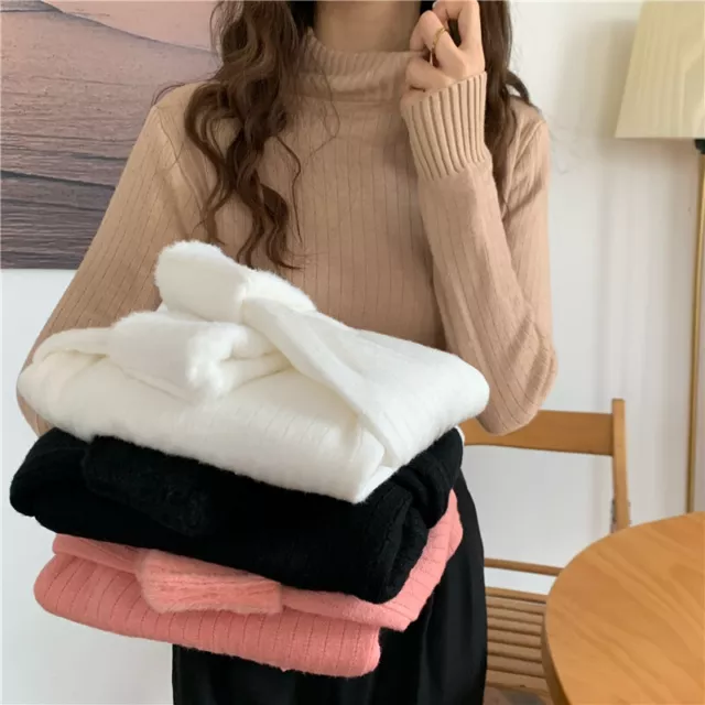 2022 new women's sweater fleece autumn and winter warm sweater