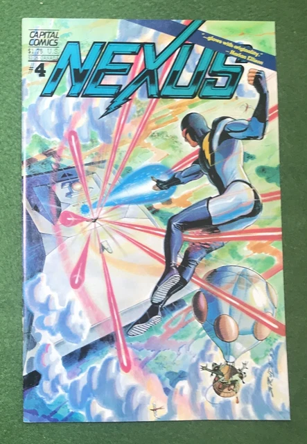 Nexus #4 Capitol Comics Bronze Age Steve Rude Mike Baron sci fi superhero vf/nm