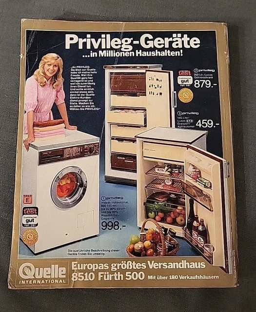 QUELLE KATALOG, FRÜHJAHR/SOMMER 1982, 80 er kult, der goldene Katalog EUR 69,99 PicClick DE