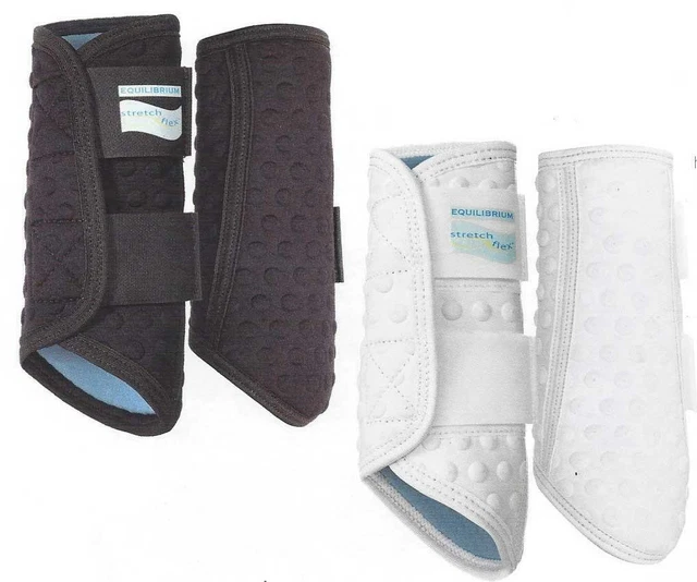 Equilibrium Stretch & Flex Flatwork Wraps (BLACK & WHITE) SMALL