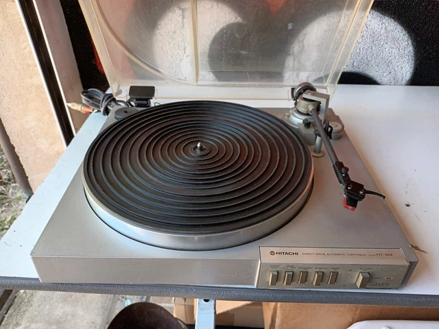 Courroie Plate Pour Tourne-disque Hitachi HT-1 - Fabriquée En UE, Haute Absorption Des Vibrations, Durable - 4