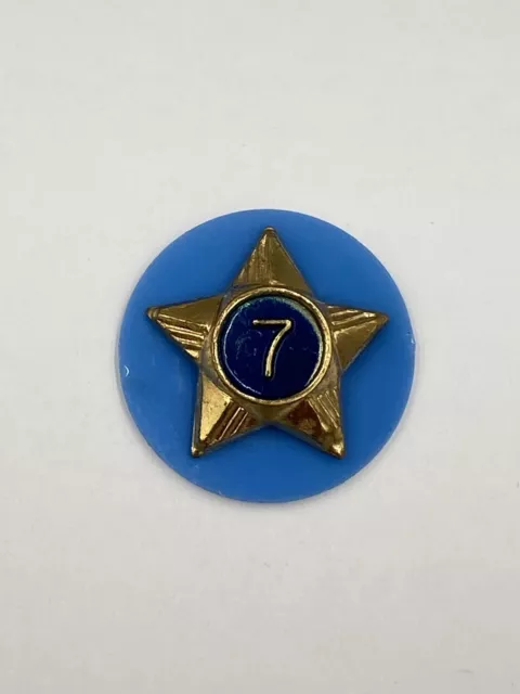 7th Year Of Scouting Numerical Star Boy Scouts Lapel Pin