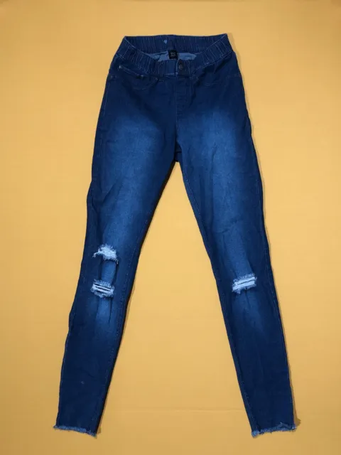 HUE WOMENS PLUS Size Original Smooth Denim Leggings,Blue,2X £37.84