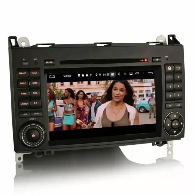 7" Android GPS SatNav WiFi DAB Radio / CD Player For Mercedes Vito/ Viano /W211