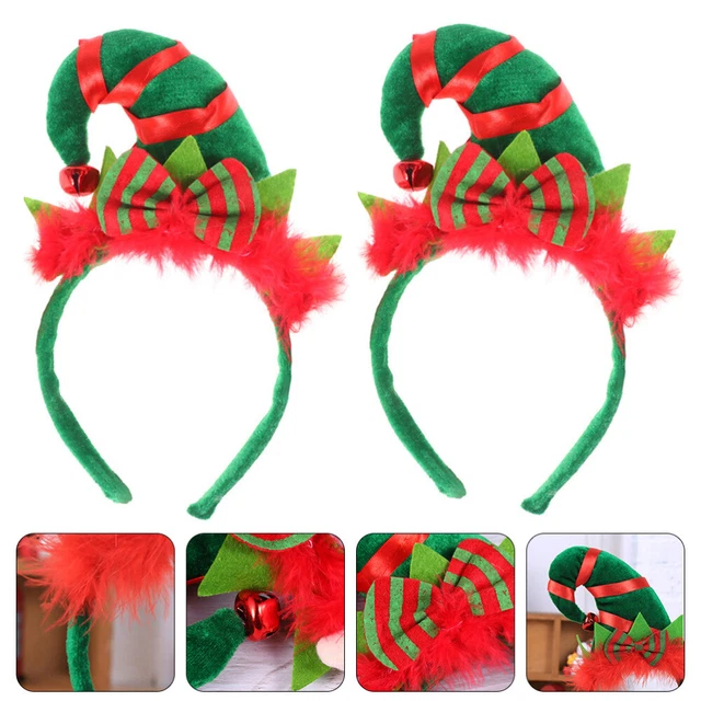 2 piezas once sombreros peludos formados sombrero decorativos fiesta navidad requisitos