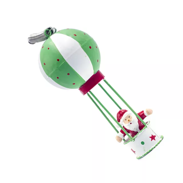Weihnachtsbaum Ornament Santa Claus Heißluftballon Hängedeko