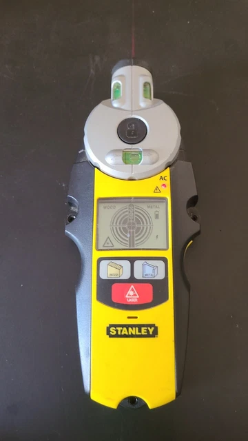 Stanley IntelliLaser Pro 77-260 Stud & AC Finder w/Laser Line Level TESTED WORKS Stanley IntelliLaser Pro 77-260 Stud & AC Finder w/Laser Line Level TESTED WORKS
