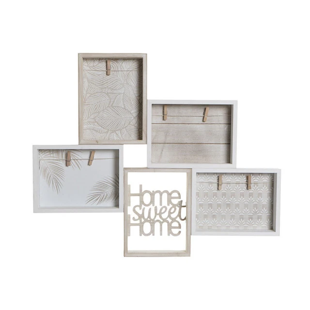 Cadre photo DKD Home Decor Bois MDF 1948 (59 x 4 x 48 cm)