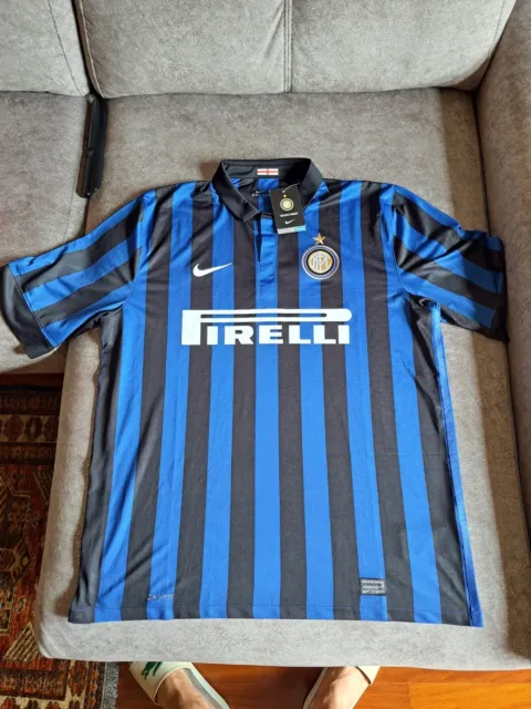Camiseta Inter Milan 2011-2012 Fútbol BNWT Maillot Foot Maglia Calcio