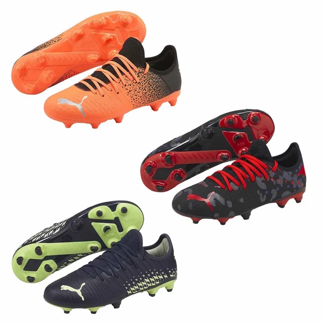 Stivali da calcio junior Puma Future 4.1 FG borchie modellate bambini allenatori di calcio