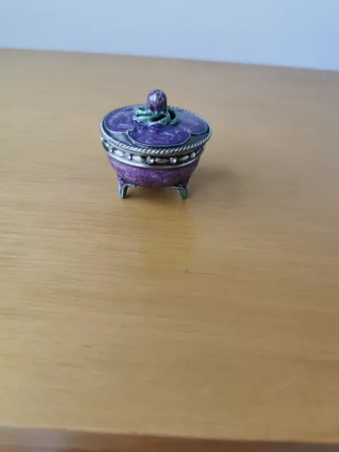 Small Trinket Box With Lid