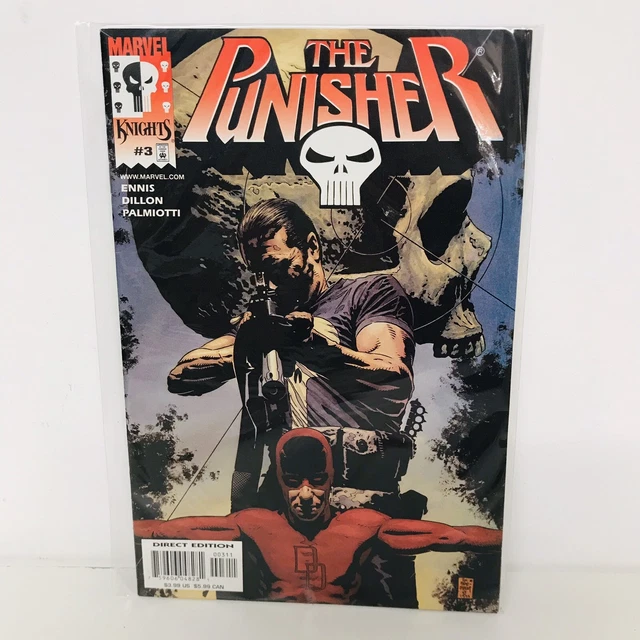 x3 MARVEL KNIGHTS THE PUNISHER Comics  #3 #4 & #8 - Ennis / Dillon