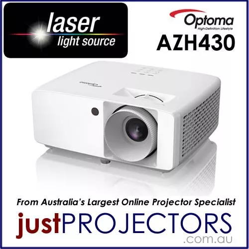 Optoma AZH430 DLP Full HD Laser Projector from Just Projectors. Brand New