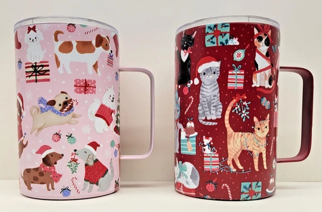 Clementine Christmas Thermal Travel Coffee Mug 17 oz Hot Cold Insulated Tumbler