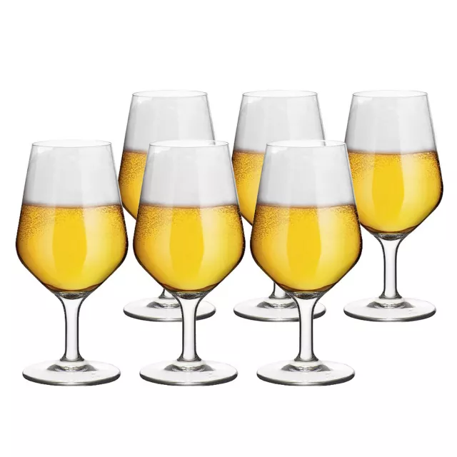 NEW Bormioli Rocco Electra Beer Set 6pce