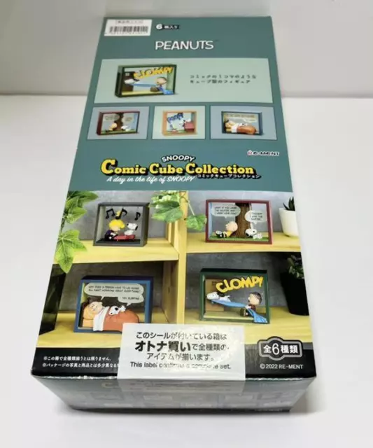 Peanuts SNOOPY Comic Cube Collection All 6 type set BOX Miniature figure