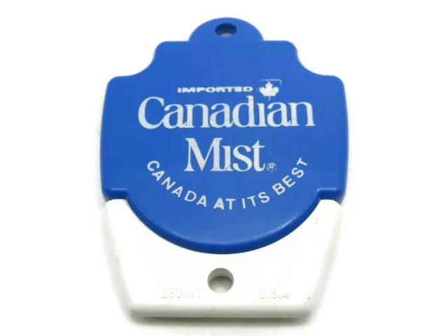 Canadian Mist Keychain Vintage Collectible Canada at it's Best