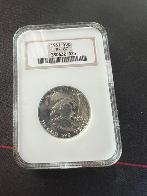 PF67 1961 Franklin Half Dollar 50c NGC *Old Fatty Holder*