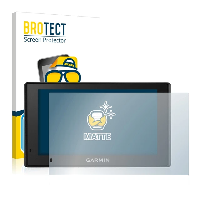 2x Antiriflesso Pellicola Protettiva Opaca per Garmin DriveSmart 51 LMT-D