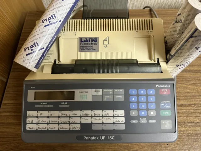 Panasonic Panafax UF 150 3x Faxrolle Thermofax