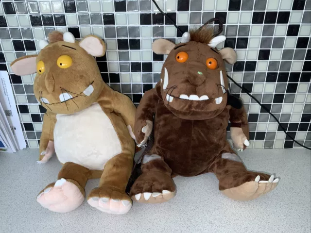 THE GRUFFALO 16” Plush Backpack And The Gruffalos Child 16” Both Aurora ...
