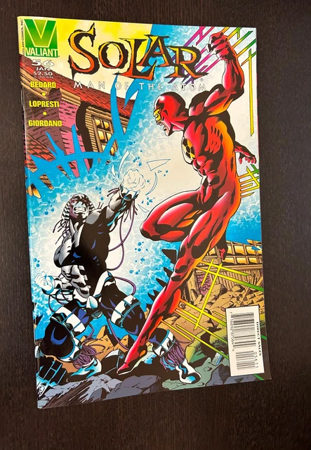 SOLAR MAN OF THE ATOM #56 (Valiant Comics 1996) -- Low Print Run -- FN