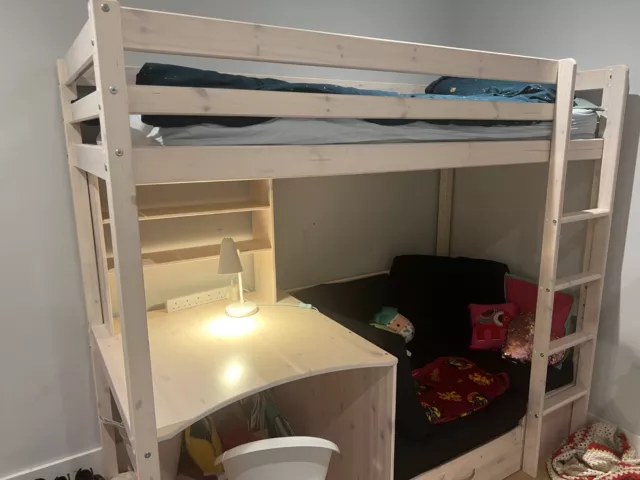 Thuka hit high sleeper bed with desk & chairbed instructions outlet